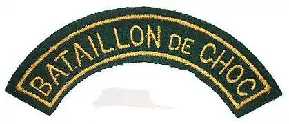 Badge d'épaule 1950-1953
