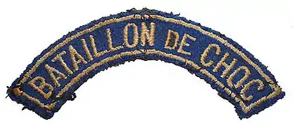 Badge d'épaule 1955-1958