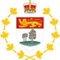 Emblème du lieutenant-gouverneur de l’Île-du-Prince-Édouard.