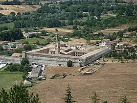 Vue de l'abbaye