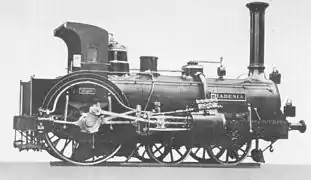 Locomotive Crampton, construite à partir de 1846.