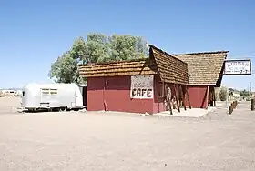 Bagdad Café, vue rapprochée, août 2007.