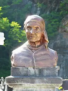 Catherine Mengue, cimetière de Bagnères-de-Luchon.