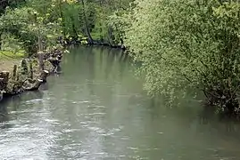 La Vanne vue du pont de Pierre.