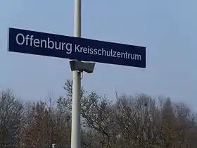 Image illustrative de l’article Gare d'Offenbourg-Kreisschulzentrum