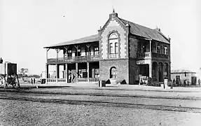 Gare d'Okahandja en 1903