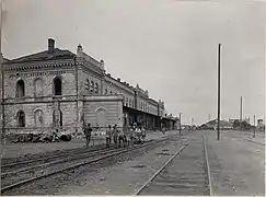 La gare de Kolomya en août 1917