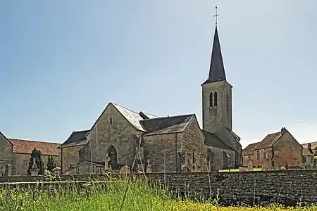 Transept et pignon de l'abside.