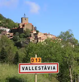 Vue du village et de la nouvelle église Saint-André