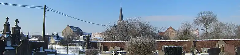 Vue panoramique de l'ancien village.