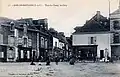Bain-de-Bretagne : la Place du Champ de Foire vers 1925 (carte postale).