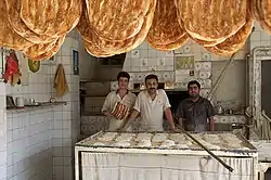 Boulangerie de barbari à Téhéran.