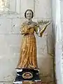 Statue-reliquaire de sainte Brigide.