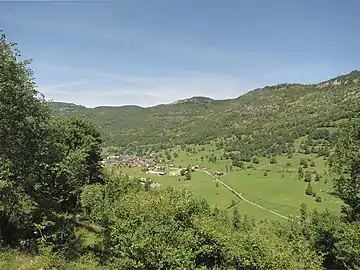 Balagué vu depuis la tour Sainte-Catherine.