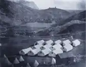 le camp de Balaklava lors de la guerre de Crimée.