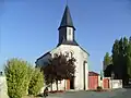 La façade de l'église Sainte-Madeleine.