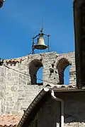 Le clocher de l'église Saint-Maurice.