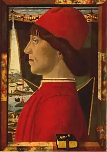 Portrait d'un jeune homme (Museo Correr, Venise).