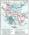 Les Balkans en 1265.