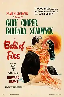 Description de l'image Ball of Fire (1941 poster).jpg.