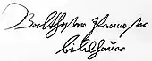 signature de Balthasar Permoser