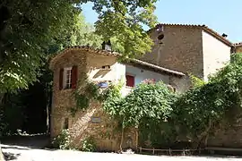 La hauteur des crues du Gardon d'Anduze (à la bambouseraie de Prafrance).