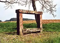 Banc-reposoir d'Alsace napoléonien.