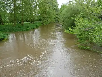 Le Bandiat au pont de la Mothe.