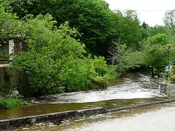 Au lieu-dit les Roches hautes à Saint-Martial-de-Valette.