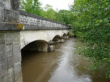 Le Bandiat au pont de Biée.