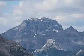 Le mont Bourgeau vu depuis le mont Sulphur.