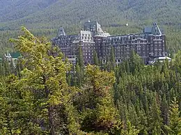 L'hôtel Fairmont Banff Springs, (  Alberta,  Canada )