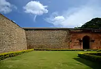 A l'intérieur du Fort de Bangalore.