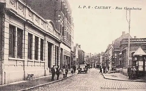 Banque Sourmais, rue Gambetta, Caudry