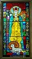 Vitrail de Notre-Dame de Knock dans l'église Saint-Joseph de Clifden (Irlande).