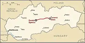 Image illustrative de l’article Ligne 172 (chemin de fer slovaque)