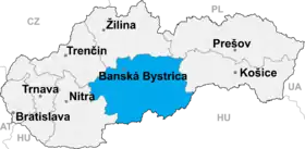 Localisation de Banská Štiavnica