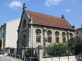 Photographie d'une synagogue.