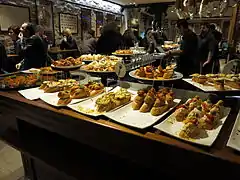 Pintxo de Saint-Sébastien.