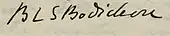 signature de Barbara Bodichon