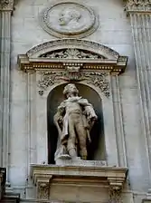 Charles Jean Marie Barbaroux, façade ouest de la l'hôtel de préfecture des Bouches-du-Rhône à Marseille.