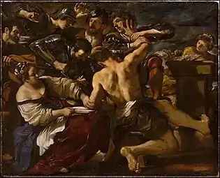 Samson Capturé par les Philistins, 1619par Le Guerchin