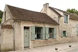 Maison atelier d'artiste musée Millet, du hameau voisin de Barbizon.