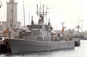 Patrouilleur rapide Barcelo (P-11) de l'Armada espagnole