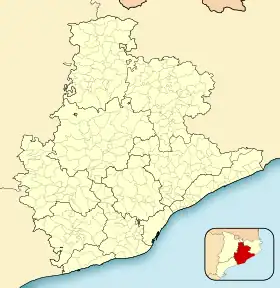 Voir sur la carte administrative de la province de Barcelone