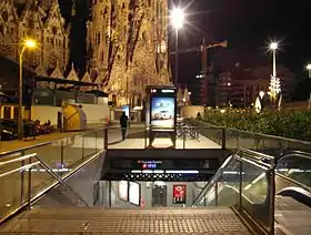 Image illustrative de l’article Sagrada Família (métro de Barcelone)