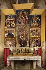 Retable de saint Martin et saint Ambroise par Joan Mates