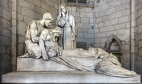 L'enterrament de Crist par  Josep Llimona
