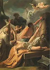 Jean Bardin, Le Martyre de saint Barthélémy, 1765.