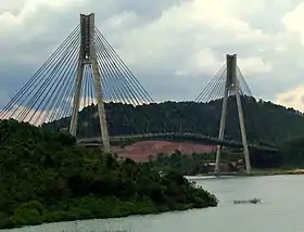 Le pont Barelang reliant l'île de Batam à celles de Tonton, Nipah, Rempang, Galang et Galang Baru